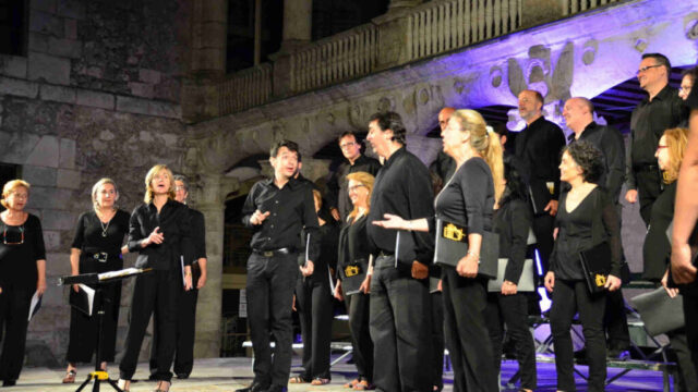 Coral Ágora. Concierto en el Castillo de Cuellar. Segovia 2016
