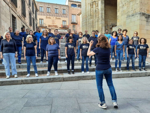 Coral Ágora. Concierto en el Día del Refugiado de la Cruz Roja. Segovia 2023